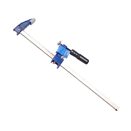 Image of SHINEOFI 18-inch Blue F Clamp Heavy Duty Woodworking Clamp Fast-Clip Carpenter Tool for Woodworking and Carpentry Use