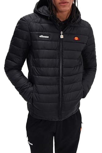 Image of Ellesse Men's Lombardy Padded Jacket, Anthracite, L UK