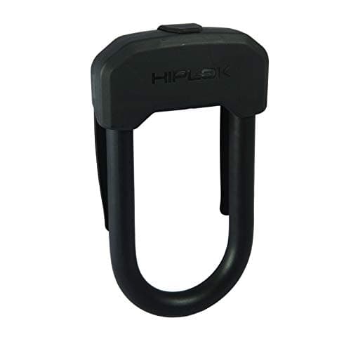 Image of Hiplok D Bike Lock - Black. Bicycle D Lockwith 13mm Shackle & 13.5cm x 7cm Area. Sold Secure, ENRA, SBSC & VAREFAKTA Certified. 10Y Warranty + 3 Keys