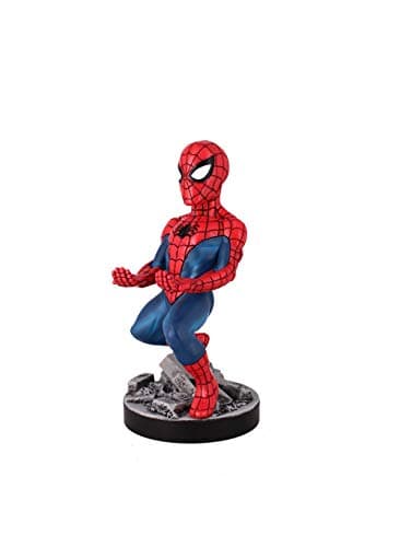 Image of Exquisite Gaming: Marvel: The Amazing Spider-Man - Original Mobile Phone & Gaming Controller Holder, Device Stand, Cable Guys, Licensed Figure 8 Inch