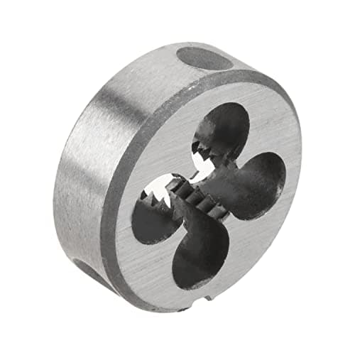 Image of Utoolmart 1/4"-20 UNC Round Die, Machine Thread Right Hand Threading Die, Alloy Steel