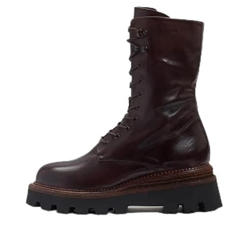 Image of Sam Edelman Women's, Garret Boot, Cayenne Brown Washed Leather, 3 UK