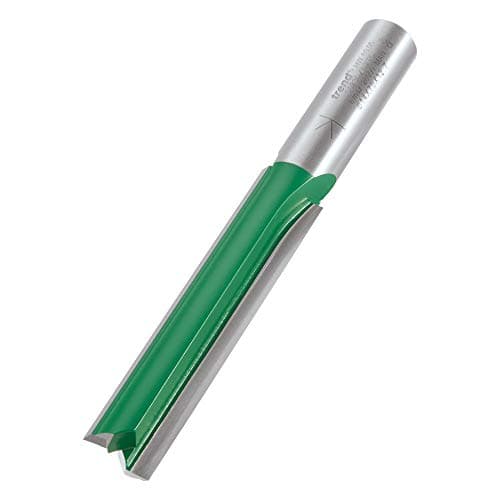Image of Trend CraftPro Straight Two Flute Router Cutter, 1/2 Inch Shank, 14mm Cut Diameter & 70mm Cut Length, Tungsten Carbide Tipped, C023DX1/2TC