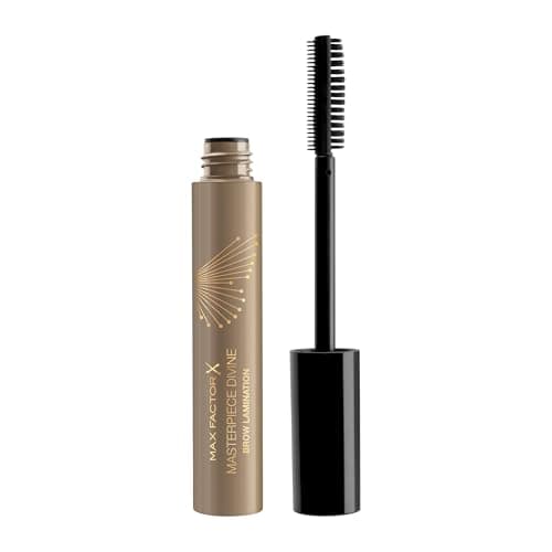Image of Max Factor Masterpiece Divine Brow Lamination Gel 002 Light, 2-Sided Applicator, Salon-Like Lamination, Combs & Lifts, Non-Crunchy But Strong Hold, Eye Lift Effect, Ultimate Precision
