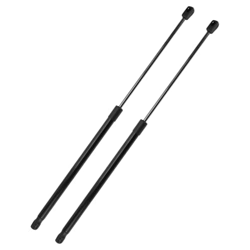 Image of X AUTOHAUX 2 Pcs Rear Hatch Lift Support Struts Gas Spring No.5802A053 for Mitsubishi COLT Hatchback 2004 Black