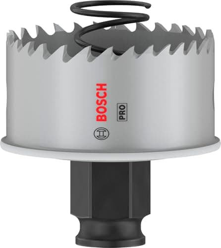 Image of Bosch 1x PRO Sheet Metal Power Change Plus Hole Saw (for Stainless Steel Sheets, Steel Sheets, Ø 51 mm, Professional Accessory Rotary Drill/Drivers)
