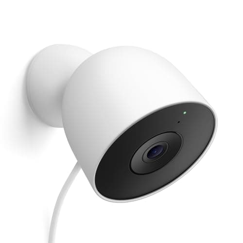 Image of Google Nest Cam Outdoor (Wired, 2nd Gen) - Outdoor Security Camera with 2K Video - Works with Google Home - Gemini - Snow