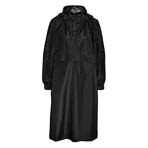 Image of Bestseller A/S NOISY MAY Women's Nmsky L/S Printed Rain Poncho Noos, Black, One Size, black, One size