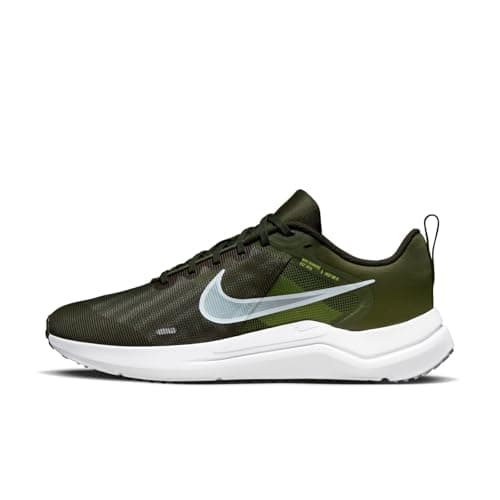 Image of NIKE DD9293-300 Downshifter 12 Sneaker Adult Cargo Khaki/Glacier Blue-Sequoia 9