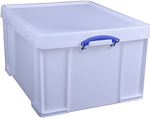 Image of Really Useful Box Plastic Storage 145 Litre White Strong