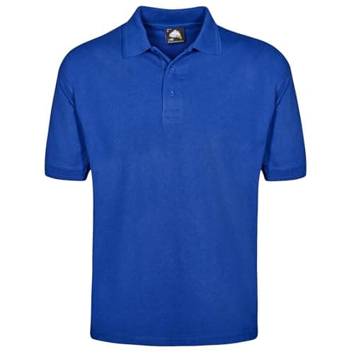 Image of ORN Polo Shirt for Men Adult, Heavyweight Polo T-Shirt for Work & Casual Wear, Hard-Wearing Premium Quality Mens Workwear Poloshirt, 1150-Royal, M