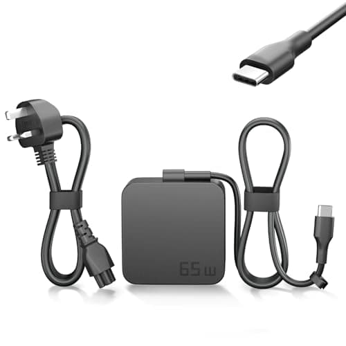 Image of 65W USB C Laptop Charger for ASUS Zenbook 14 UX3402ZA UX363EA UM3402, Chromebook Plus CX34 CX3402CBA, Vivobook S 14 OLED M5406 Q423, S15 Q5507, 14 Flip TP3407 Type C Power Adapter