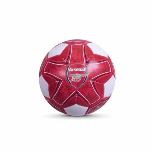 Image of Tottenham Hotspur Hy-Pro Officially Licensed Arsenal F.C. 4 Inch Soft Mini Ball - Merchandise, Ideal for Kids, Great Arsenal Gift Idea, Red/White