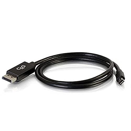 Image of C2G 84301 2m Mini-DisplayPort/Thunderbolt to DisplayPort Monitor Cable Black