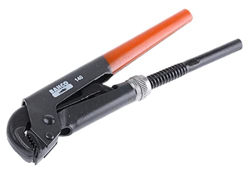 Image of Bahco 140 "Swedish Model Pipe Wrench, Red/Black, 210 mm