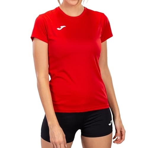 Image of Joma Womens Combi M/C 900248.600 Damen T-Shirts - Red/Red, Medium, Red, M EU