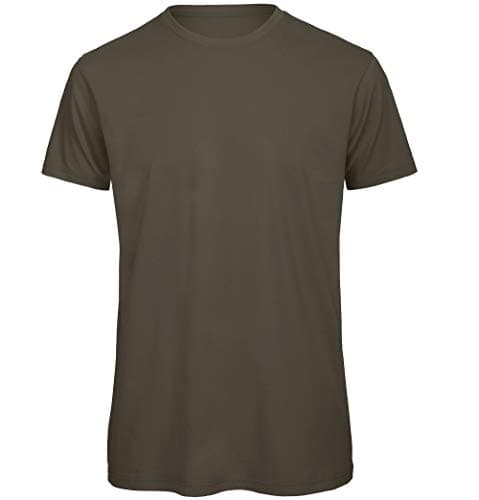 Image of B&C Mens Organic Inspire Tee - Khaki - L