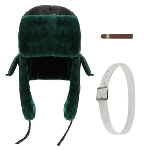 Image of Christmas Vacation Cousin Eddie Costume Hat Role Play Trapper Hat Party Cosplay Props Halloween Funny Costume Accessory