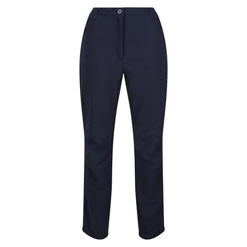 Image of Regatta Women's Questra Walking Trousers, Water Repellent, Stretchable & Wind Resistant - Perfect for Outdoors, Walking, Hiking & Camping Navy