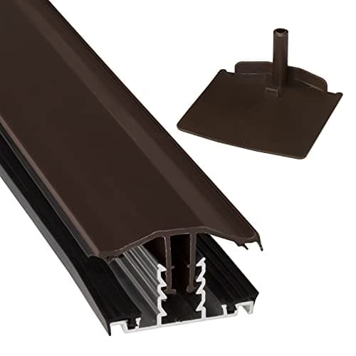 Image of Brown, 2.5m Snap Down Glazing Bar Exitex Capex 10-25mm for Timber Rafter