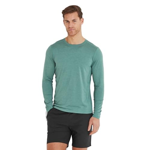 Image of TOG24 Mittel Men's LS Tech Top, Lightweight & Breathable Sports Top, 4-Way Strecth, Quick Wicking Athletic Fabric