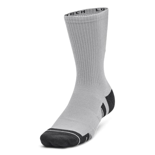 Image of Under Armour Unisex UA Performance Tech 3pk Crew Socks
