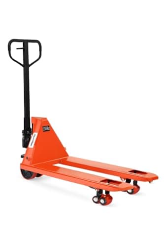 Image of Horison Industries Pallet Trucks 2500 KG, 1540x550 mm Heavy Duty Manual Hydraulic Pump Trucks with 1150 mm Fork Lifting Trolley Jack with Guide Rollers, Pallet Wheel Trolley for Moving Heavy Items