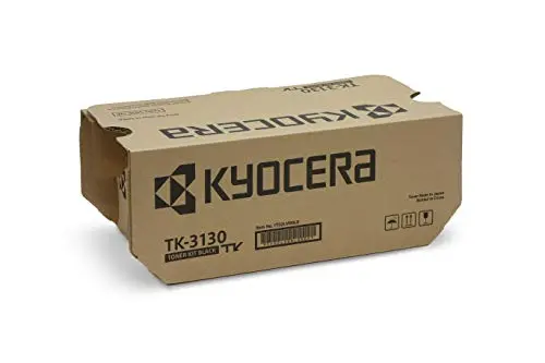 Image of Kyocera TK-3130K Toner Black, Original Premium Cartdrige 1T02LV0NL0. Compatible ECOSYS FS-4200DN, FS-4300D, M3550idn, M3560idn