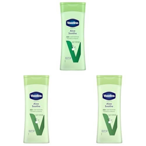 Image of Vaseline Intensive Care Aloe Soothe Body Lotion 400 ml (Pack of 3)