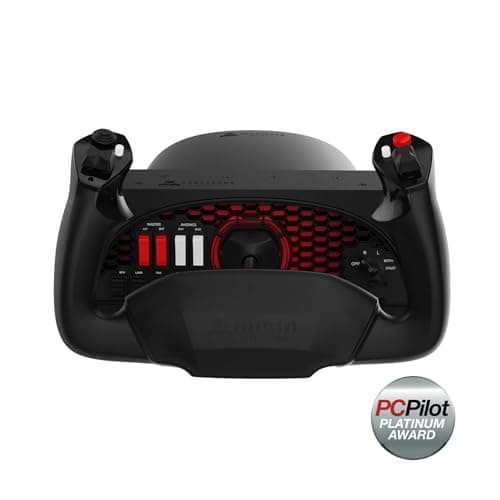 Image of Honeycomb Aeronautical Alpha Flight Controls Yoke & Switch Panel in aviation quality for flight simulation | Universal control system compatible with MSFS24 | Flight simulator for PC