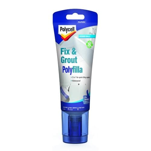 Image of Polycell Tile Fix & Grout Tube 330g, White
