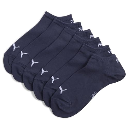 Image of PUMA Unisex 261080001 Sneaker Sock, Navy, 6-8 EU