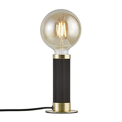 Image of Nordlux Galloway Indoor Table Lamp Black Metal E27 Retro - Living Room, Bedroom, Bedside Mains Powered, IP20
