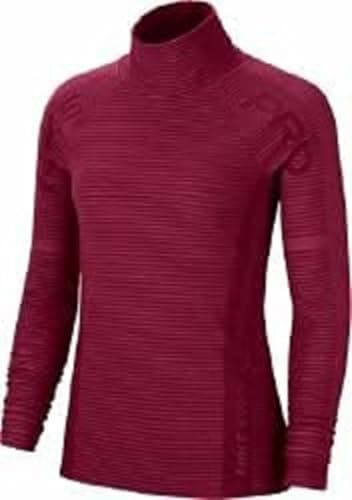 Image of Nike Cln Hpwm Nvl Top Sweatshirt Sweatshirt Dark Beetroot/Metallic Silver L