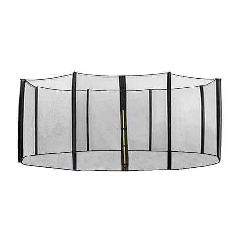 Image of Green Bay Replacement Safety Net Enclosure Surround Outside Netting Black (Net Only) - For 13FT Garden Trampoline With 8 Poles