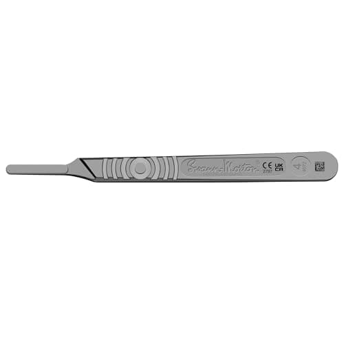 Image of Swann-Morton 22426 - Graduated Stainless Steel Handle, Size No. 4, for Blades 20, 21, 22, 23, 24 Pack of 1 Unit