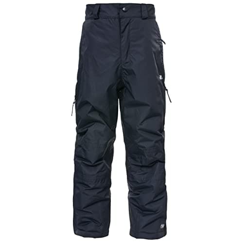 Image of Trespass Kids Salopettes Boys Girls Ski Pants Ski Trousers 2 Black