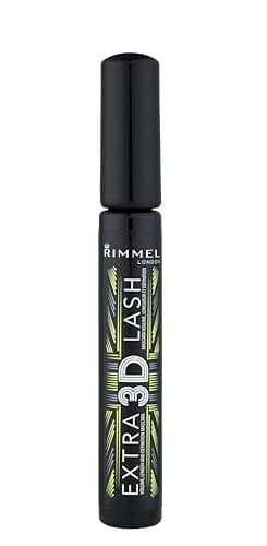 Image of Rimmel Extra 3D Lash Volumising Mascara, 8 ml (Pack of 1), Black