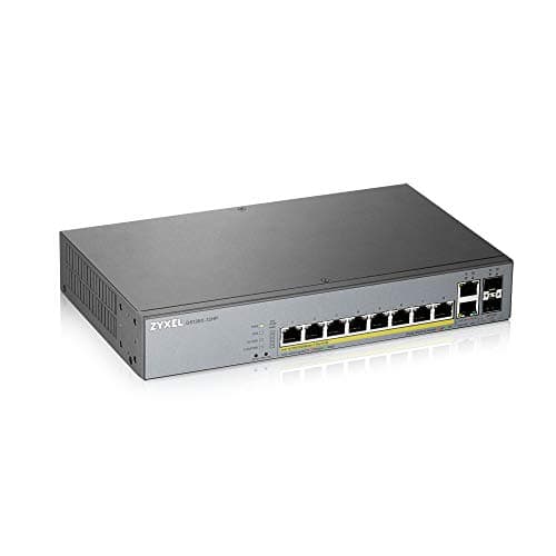 Image of Zyxel GS1350-12HP-EU0101F network switch Managed L2 Gigabit Ethernet (10/100/1000) Power over Ethernet (PoE) Grey
