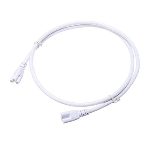 Image of MASUNN 0.5/1/2M T5 T8 Connector Cable Cord Wire For Integrated LED Fluorescent Tube Light Bulb-100cm