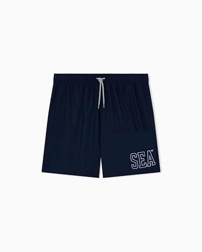 Image of Emporio Armani Men's SEA Capsule Boxer Blue S