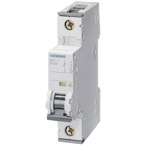 Image of Siemens 5SY41067 Circuit Breaker 10kA C6 1P in 1TE 230/400V, MCB, Circuit Breaker