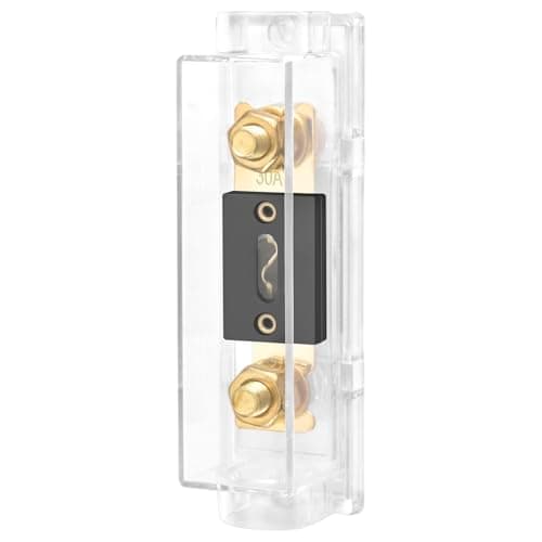 Image of Heschen Car Audio Video Stereo ANL Fuse Holder, 0/2/4 Gauge In and Out, with 30A ANL Fuse 1PCS