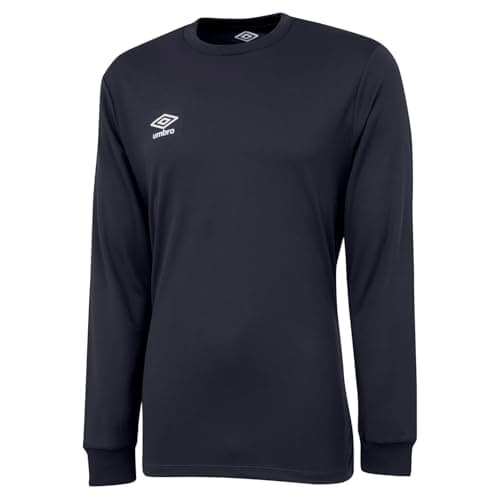 Image of Umbro Mens Club Long-Sleeved Jersey (L) (Carbon/White)