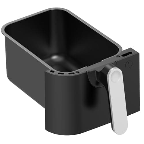 Image of EMtronics 9L Double Basket Air Fryer Drawer 1 (Left) for EMAFDD9L, EMDAF9LD - Black