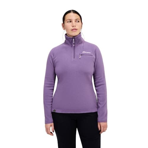 Image of Berghaus Women's Prism 2.0 Micro Half Zip Polartec Fleece | Added Warmth | Flattering Style | Durable Fleece Half Zip, Aura, 12