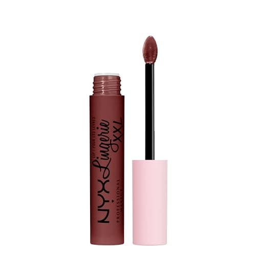 Image of NYX Professional Makeup Lip Lingerie XXL, Long Lasting Matte Liquid Lipstick, Fuller Looking Lips, Liquid Shapewear For Your Lips, Vegan formula, Shade: Deep Mesh