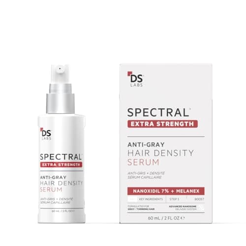 Image of Spectral.DNC-S Anti-Gray, Extra Strength Leave In Serum to Support Hair Growth for Men and Women by DS Laboratories - Color Restorer, Hair Loss and Thinning Hair Serum for Fuller Hair, 2 Fl Oz (60mL)