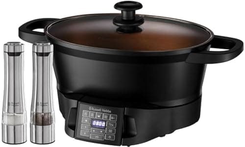 Image of Russell Hobbs 28270 Good-to-Go Multicooker and Russell Hobbs Electric Salt & Pepper Grinder 23460-56