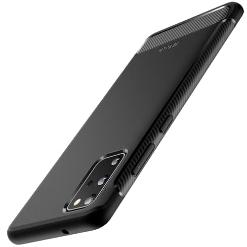 Image of JETech Slim Fit Case Compatible with Samsung Galaxy S20 FE 5G 6.5-Inch, Thin Phone Cover with Shock-Absorption and Carbon Fiber Design (Black)